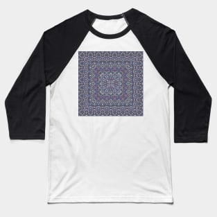 Bright square arabic ornate pattern Baseball T-Shirt